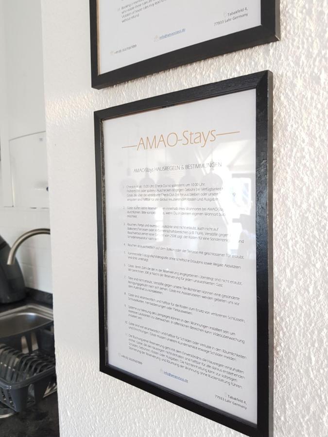 Amao-Green I 90Qm I Penthouse Maisonette Mit Rooftop I City Center I King-Size Betten Lahr  Exterior foto