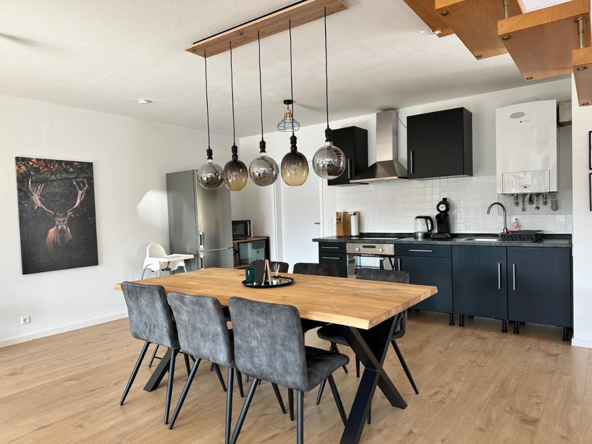 Amao-Green I 90Qm I Penthouse Maisonette Mit Rooftop I City Center I King-Size Betten Lahr  Exterior foto